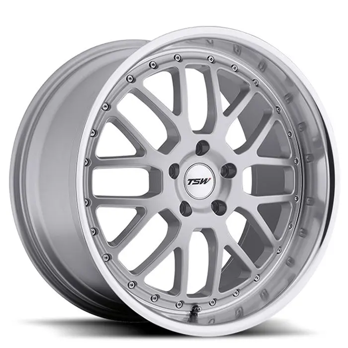 Valencia Camaro Wheels - Silver With Mirror Cut Lip 20X8.5-20X10 1