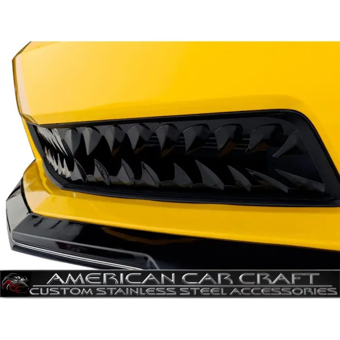 2010-2013 Camaro Shark Tooth Lower Front Grille V8 - Black Stealth 1