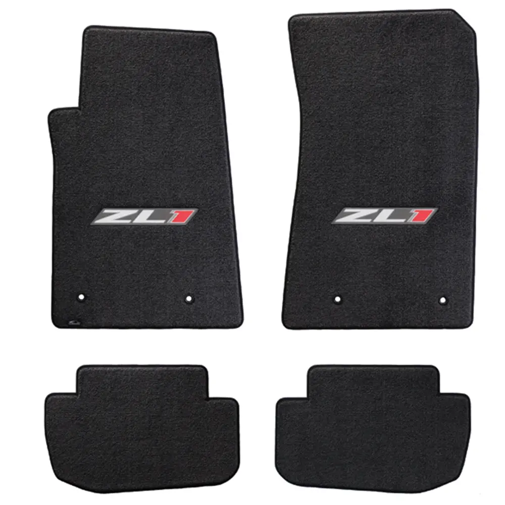 Camaro Floor Mats 4 Pc. Set - Zl1  Logo 1