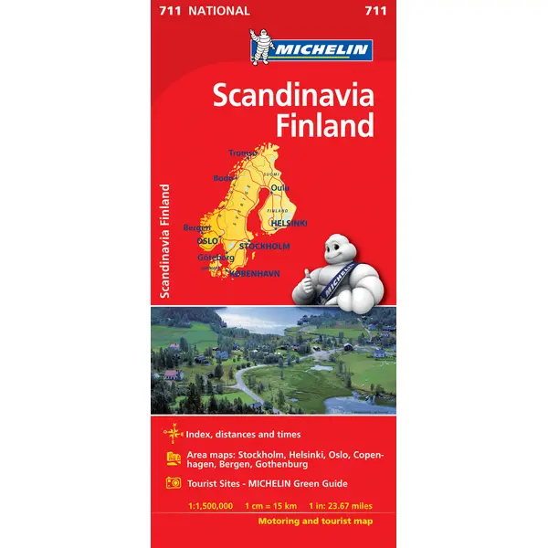 Scandinavia | Finland Road And Tourist Map (National 711) 1