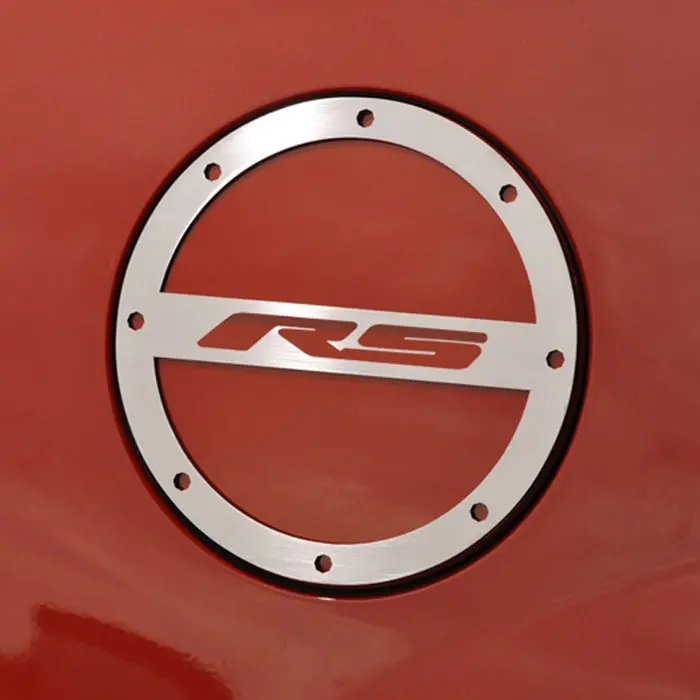 Camaro Fuel Door Trim- Gas Cap Cover - "Rs" Script 1