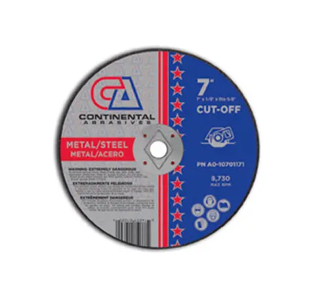 7" X 1/8" X Dia-5/8" (T1) Double Reinforced Circular Saw Cut-Off Wheels For Portable Handheld 1