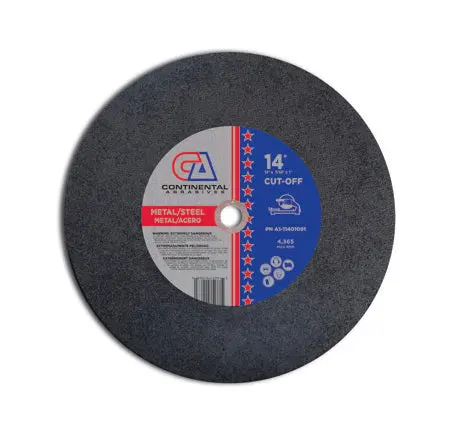 14" X 7/64" X 1" Type 1 Low Horsepower Center Reinforced Metal Cutting Chop Saw Wheel 1