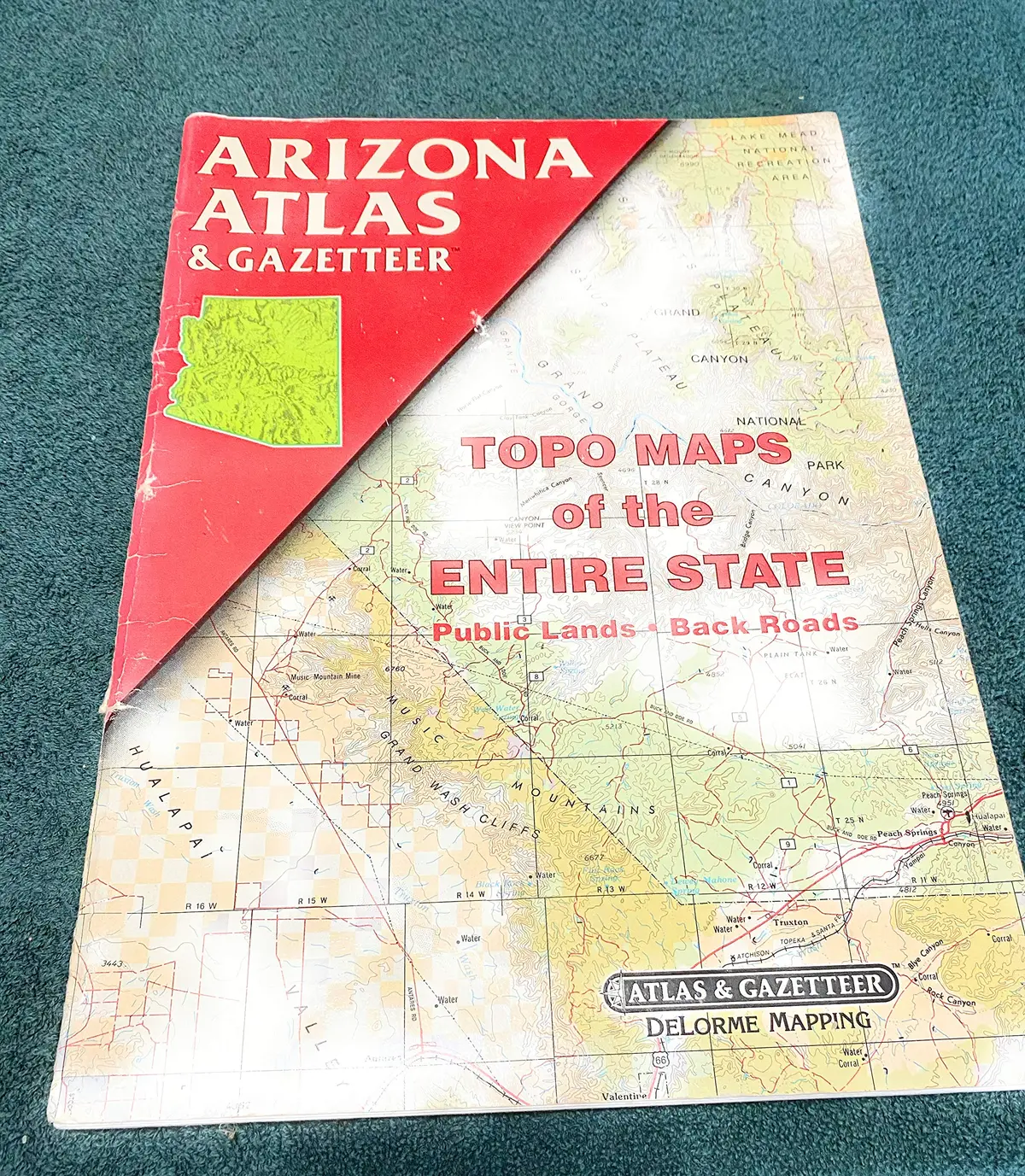 Arizona Atlas & Gazetteer [Paperback] Delorme 1