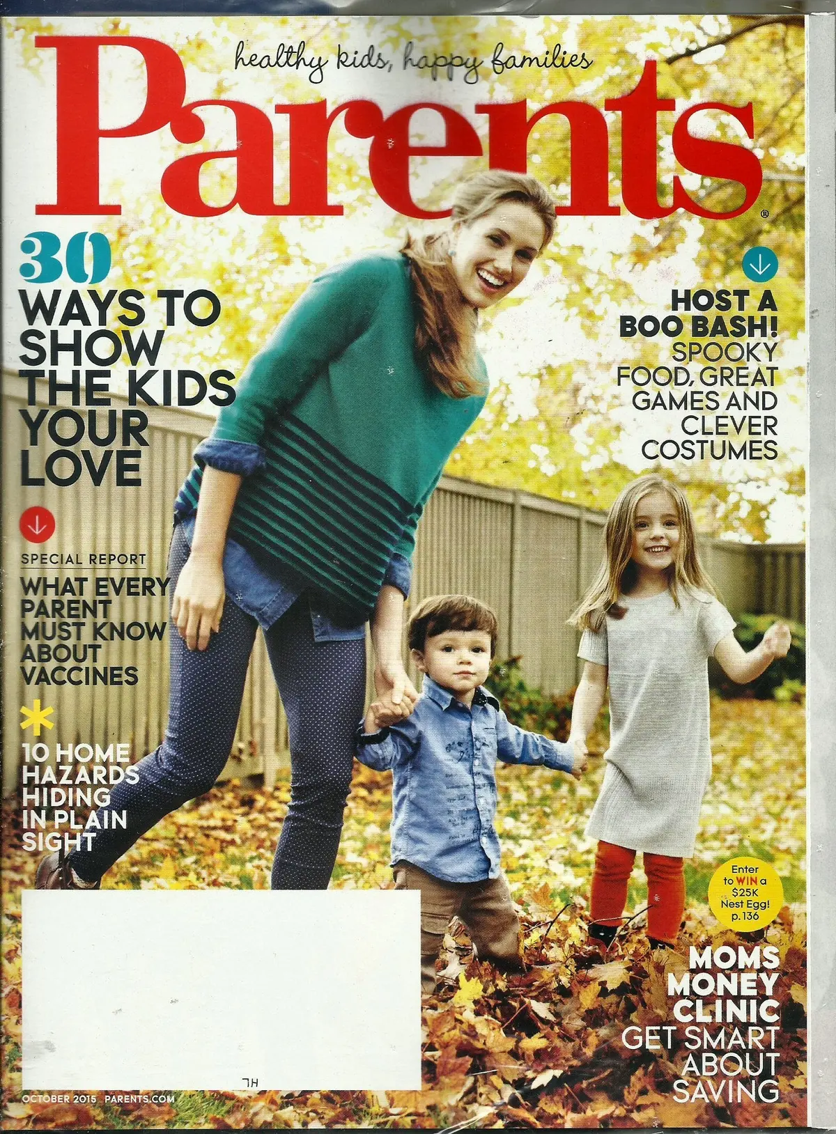 Parents Magazine October 2015 [Unknown Binding] Unknown Author 1