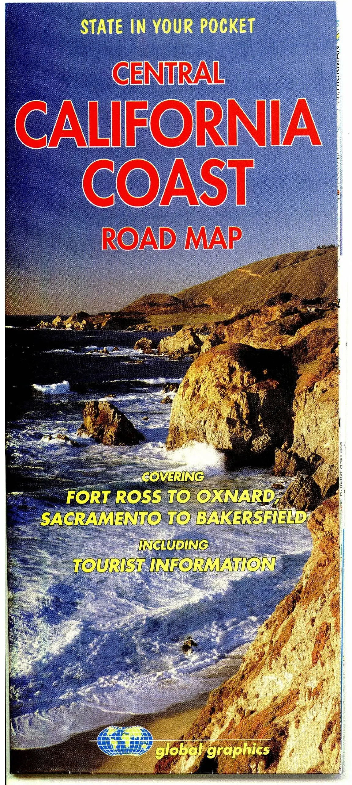 California Central Coast [Map] Global Graphics Inc; Global Graphics And Graphics, Global 1