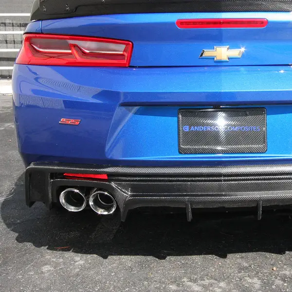 Camaro Type-Az Carbon Fiber Rear Diffuser - Carbon Fiber : 2016-2023 1