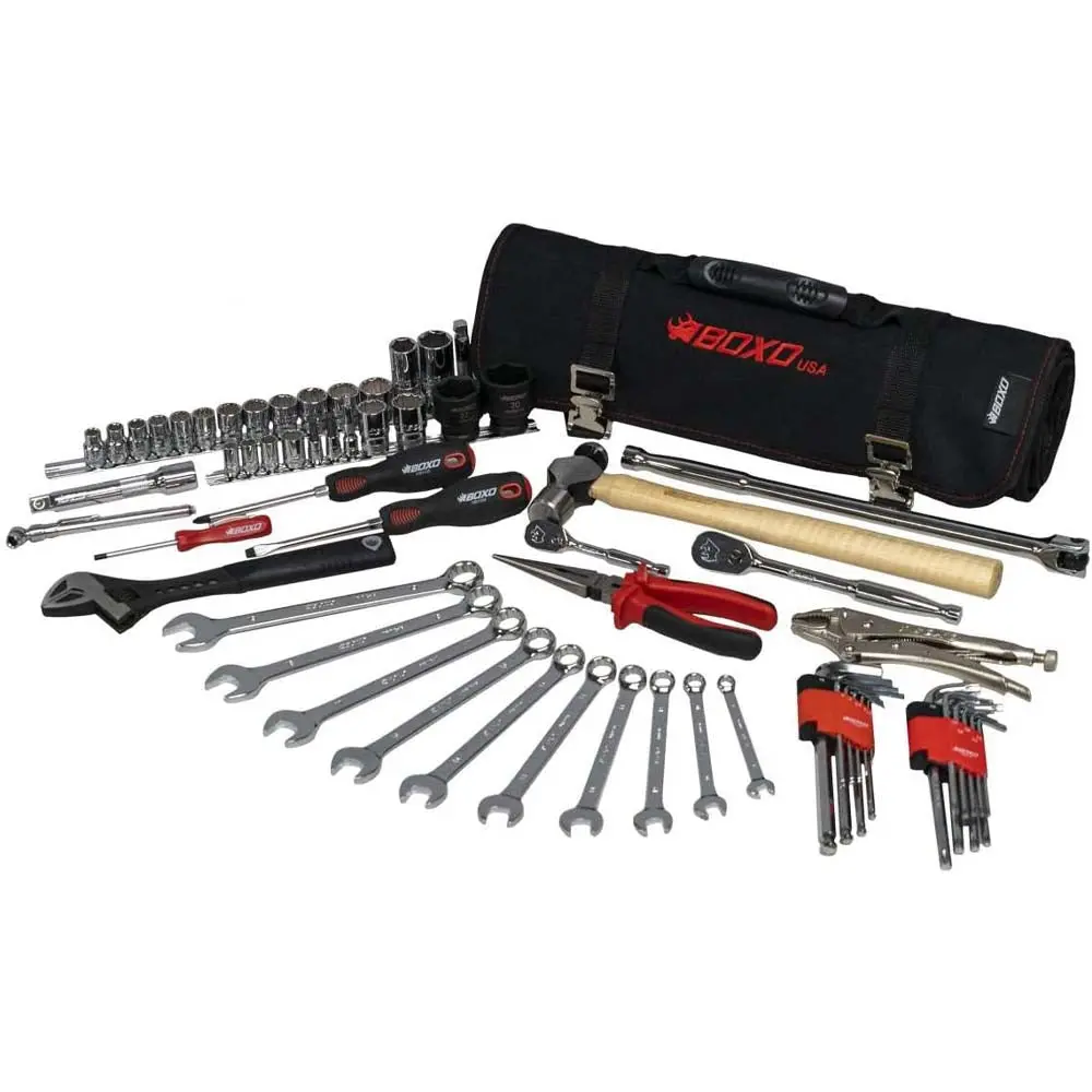 Boxo Usa Heavy Duty 66 Piece Universal Tool Roll 1