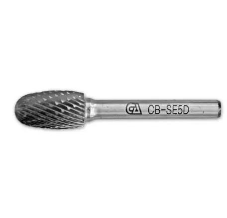 Se- Oval Shape Double Cut Carbide Burr With 1/4''Shank For Die Grinder Drill Bit 1