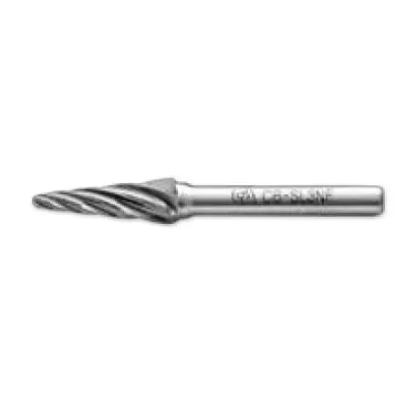 Sl - Conical Taper Shape With Ball Nosed Aluminum Cut Carbide Burr 1