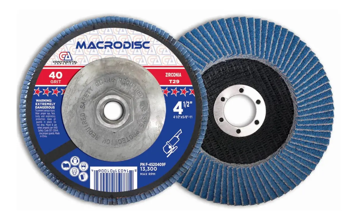 40 Grit T29 Zirconia Standard Flap Disc For Metal Grinding 1
