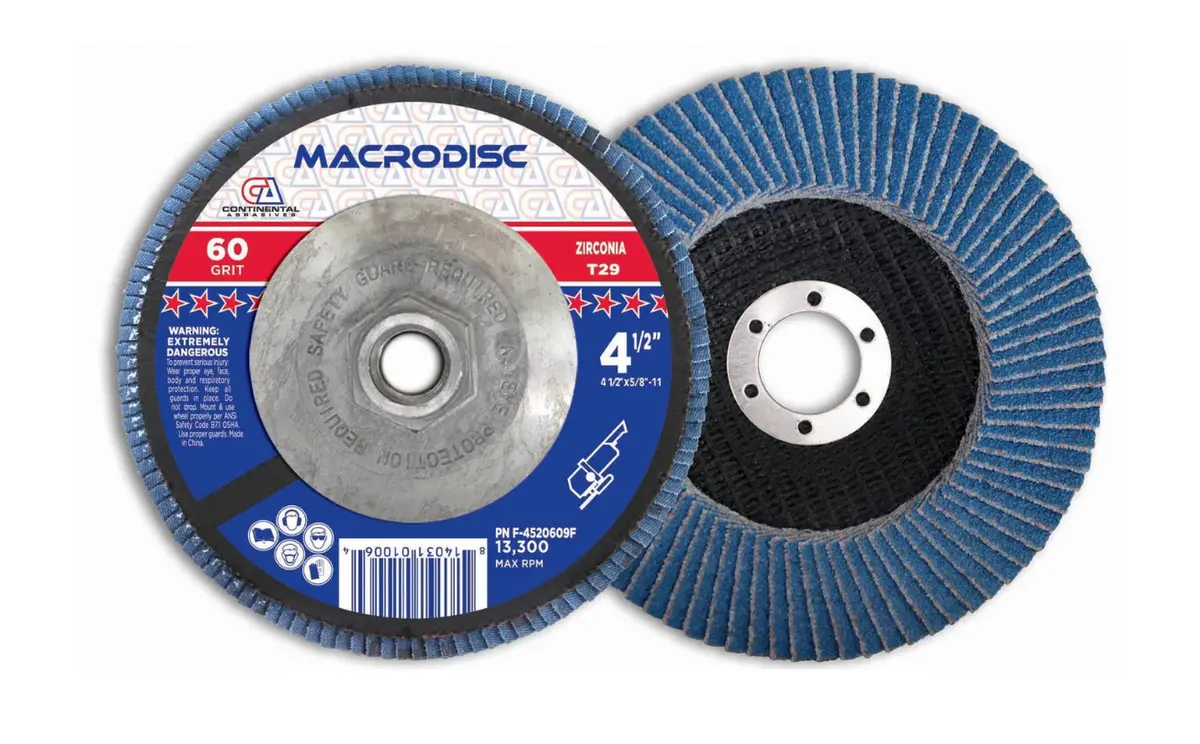 60 Grit T29 Zirconia Standard Flap Disc For Metal Grinding 1