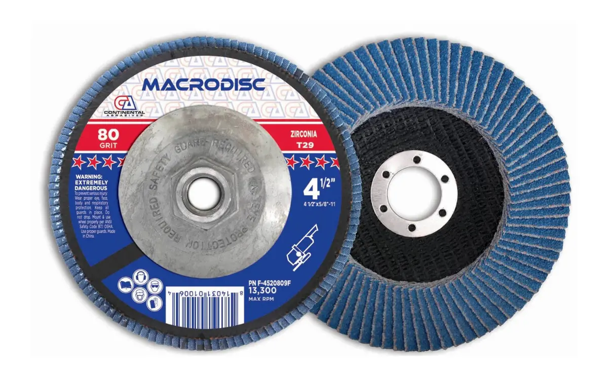 80 Grit T29 Zirconia Standard Flap Disc For Metal Grinding 1