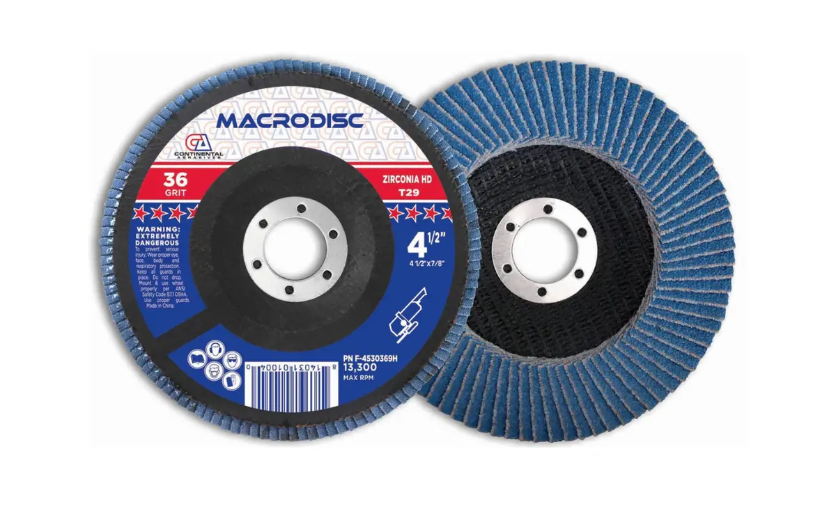 36 Grit T29 Jumbo Premium High-Density Jumbo Zirconia Flap Disc For Grinding 1