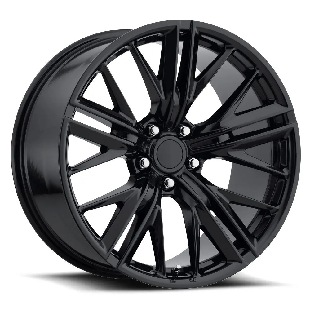 Zl1 Camaro Multi Spoke Reproduction Wheels- Gloss Black 1