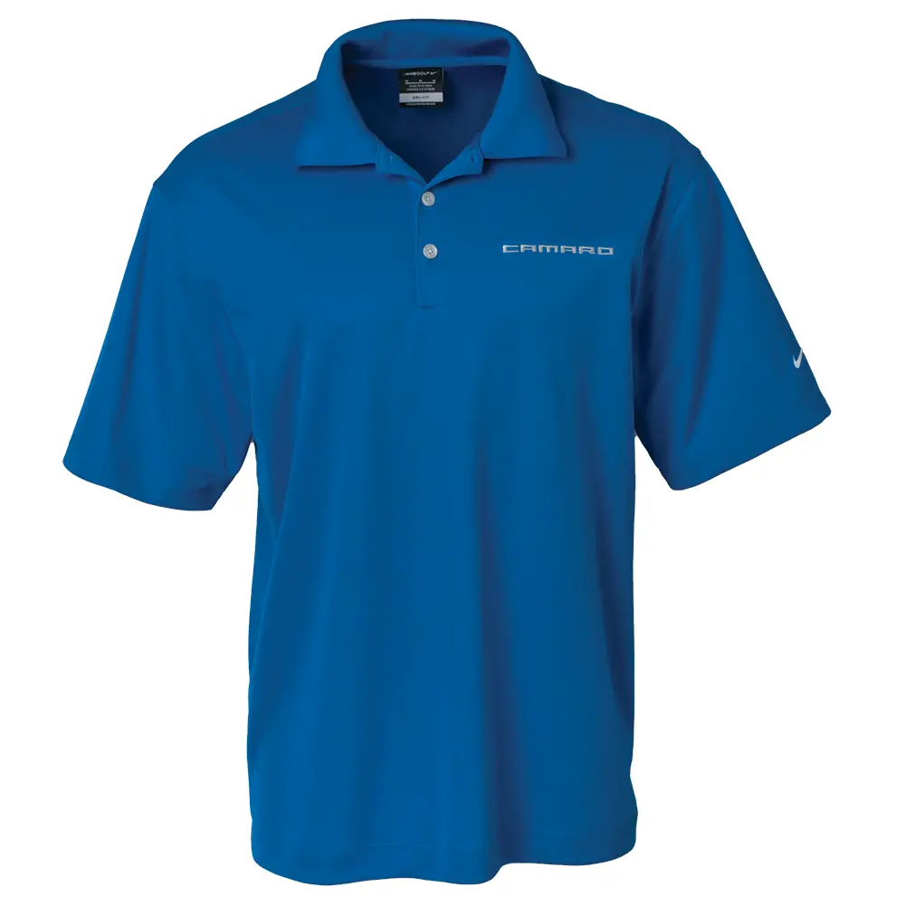 Camaro Nike Polo Shirt : Blue 1