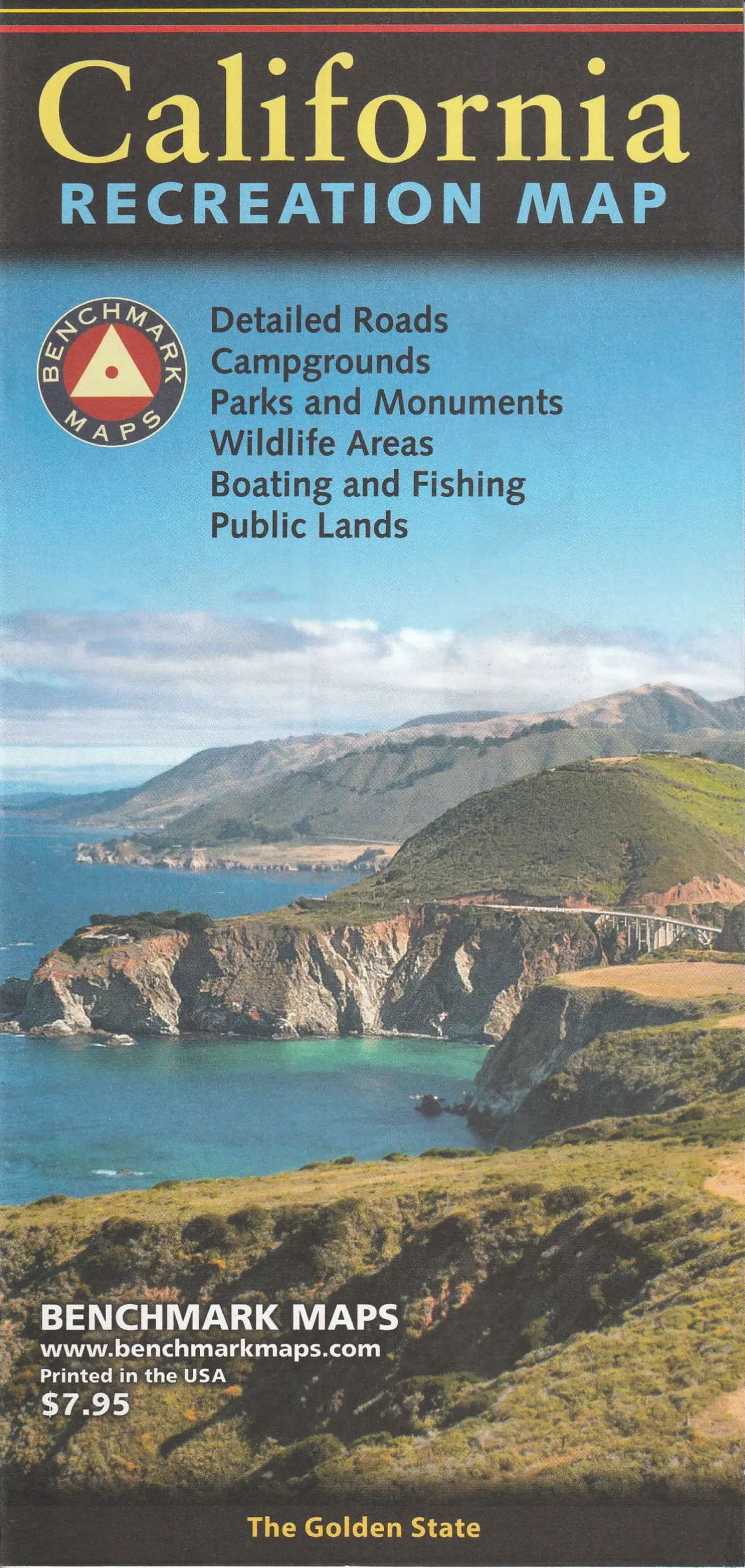 California, The Golden State, Recreation Map, 2022 Edition 1