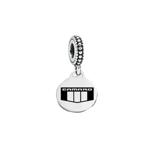 Camaro Pandora Style Tire-Looking Base Dangle Charm 1