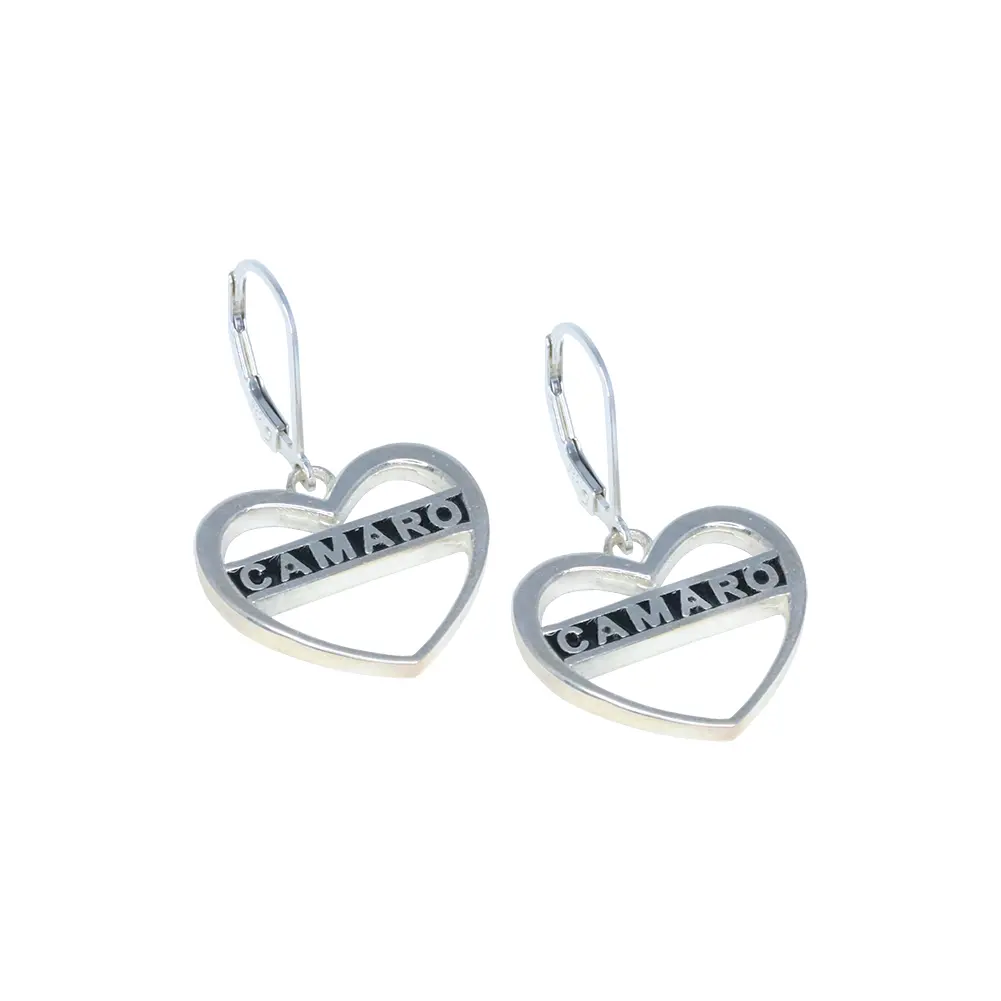 Camaro Heart Earrings : Sterling Silver 1