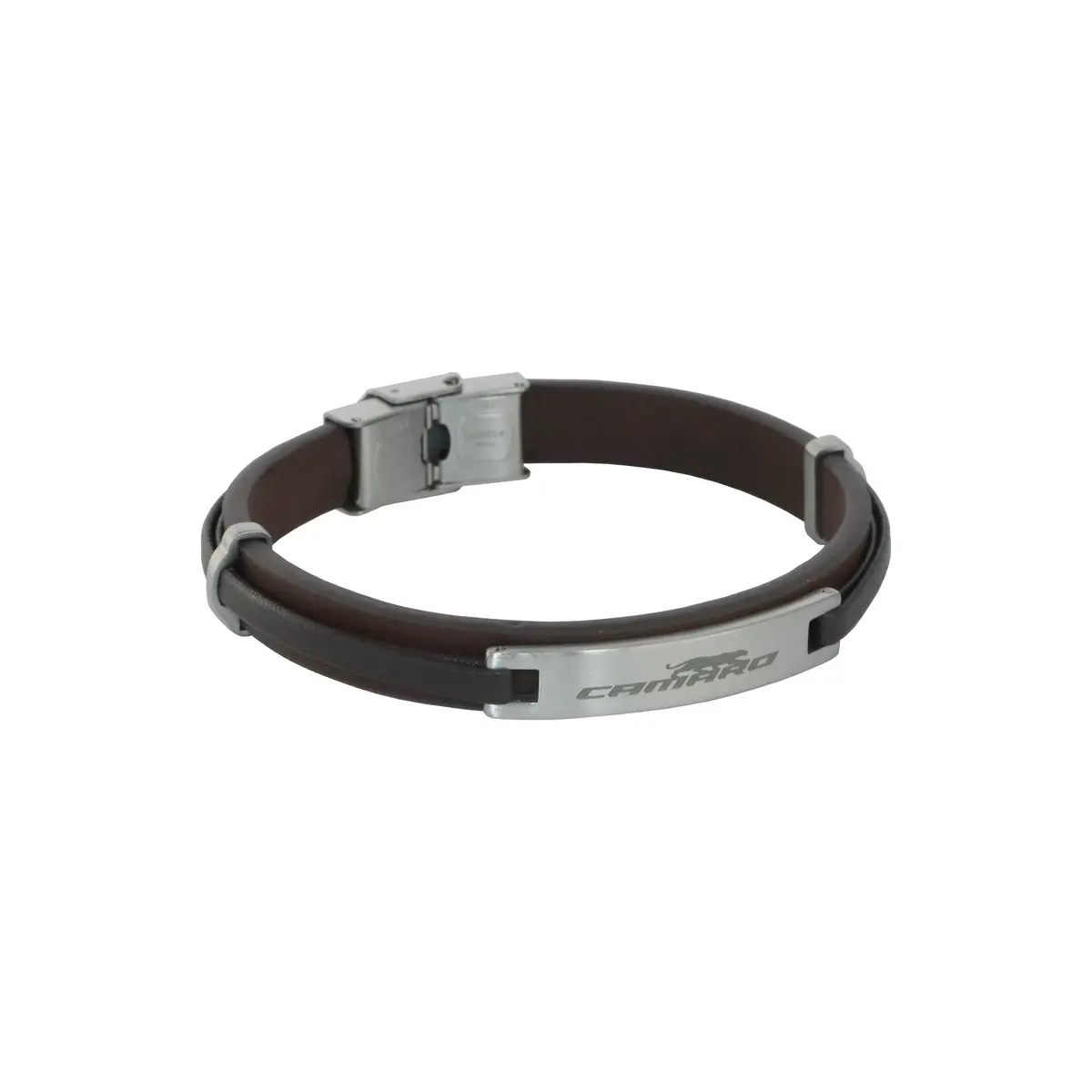 Camaro Panther Brown Leather Bracelet 1