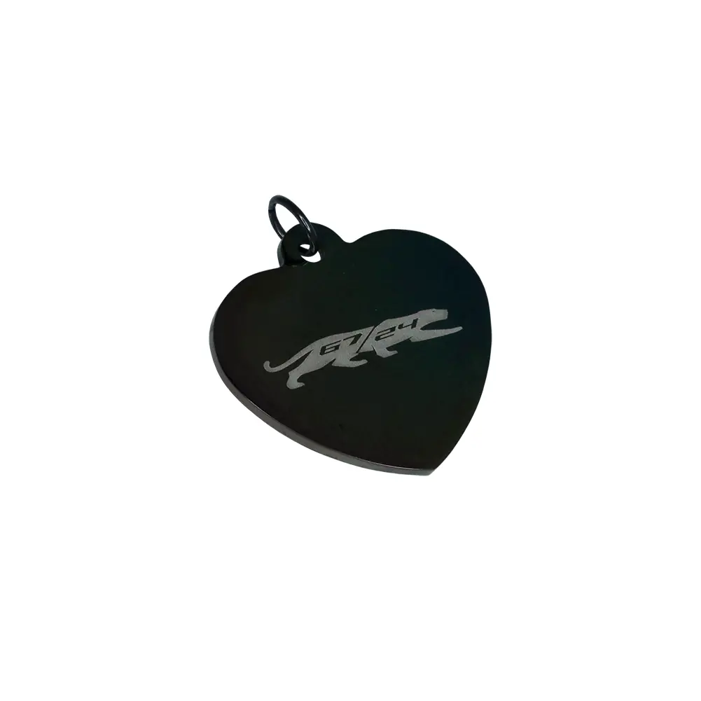 Camaro Panther 67/24 Heart Pendant : Black 1