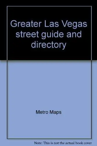 Greater Las Vegas Street Guide And Directory 2006 [Paperback] Metro 1