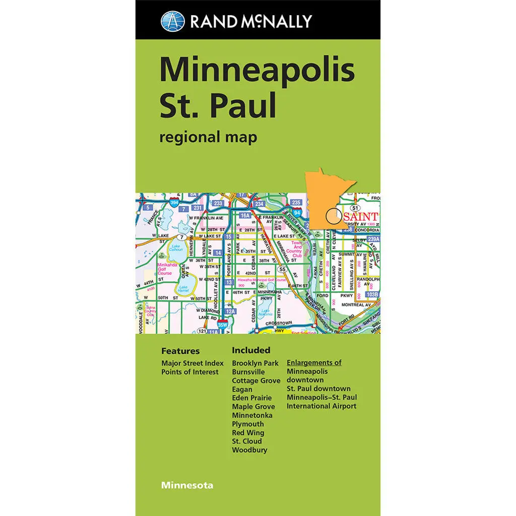 Minneapolis | St. Paul, Minnesota Regional Map 1