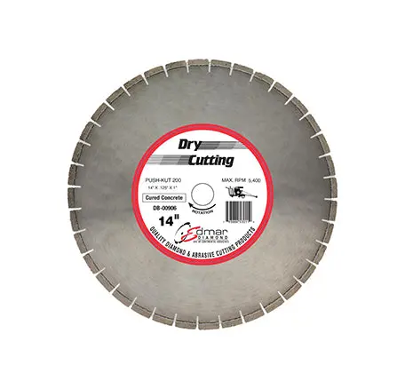 Push-Kut 200 Asphalt/Green Concrete, Dry 1
