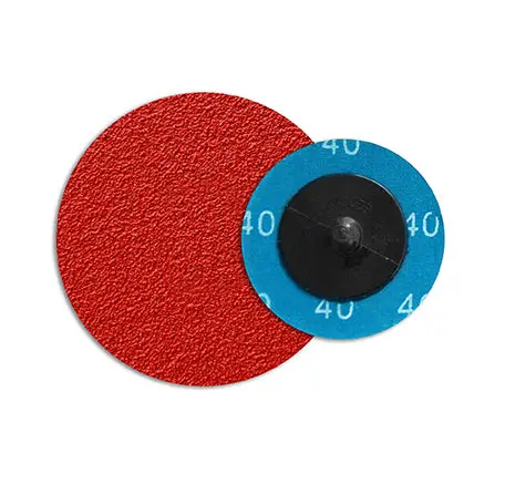 2" 40 Grit Ceramic Grain Quick Change Sanding Discs For Rapid Stock Removal 1