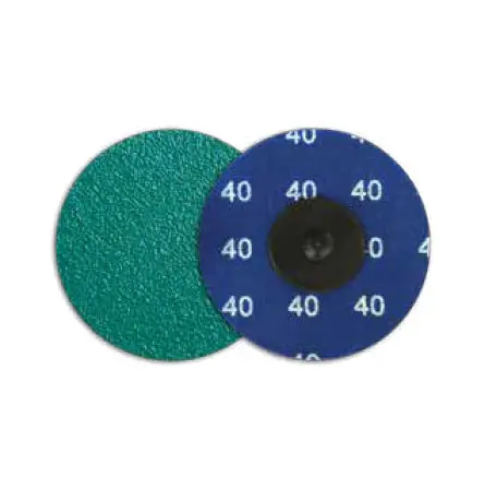 2" Green Zirconia With Grinding Aid Quick Change Sanding Discs (24 -120 Grit) 1
