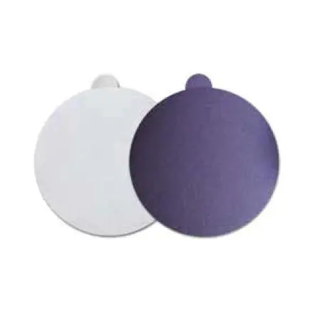 5" Purple  Psa Discs With Tab Film Backed For Finishing (60 - 3000 Grit, No Hole) 1