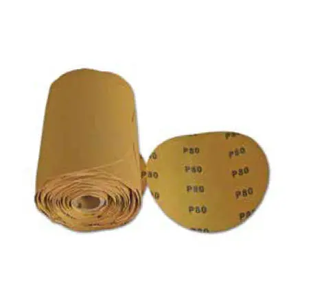 5" Gold Psa Rolls Stearate Aluminum Oxide Coated (40 - 400 Grit, No Hole) 1