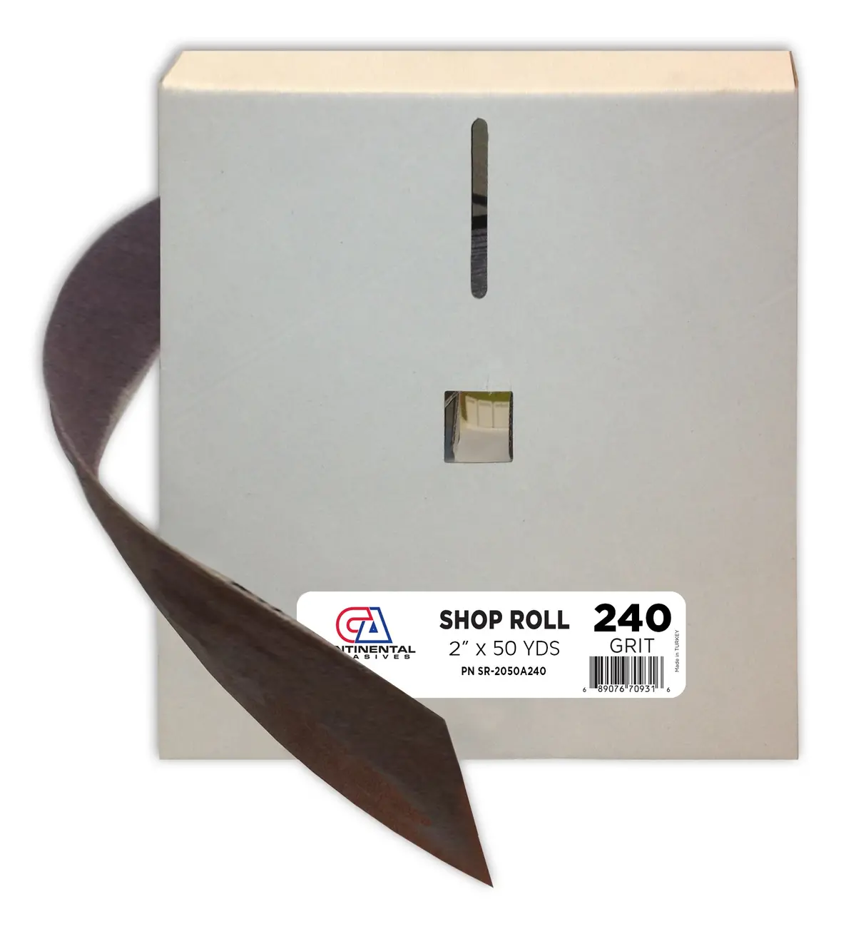 240 Grit J-Weight Aluminum Oxide Sanding Paper Shop Rolls For Wood Work 1