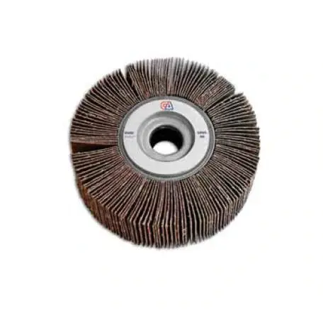 6" X 1/2" X 1" Unmounted Aluminum Oxide Sanding Flap Wheel For Grinder And Remove Rust (40 -320 Grit) 1