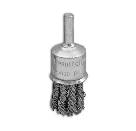 3/4" X 1/4" .020" Standard Twisted Knot Angle Grinder Wire Wheel Brushes For Steel 1