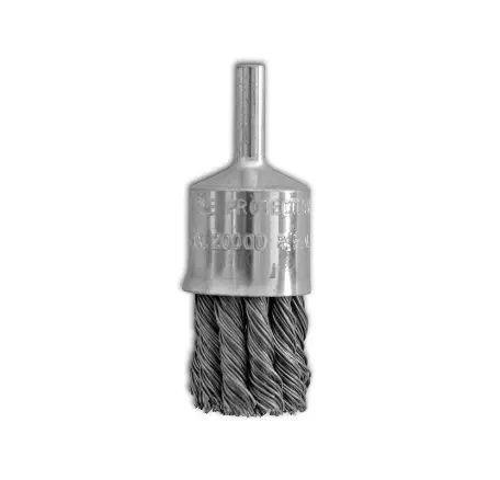 1" X 1/4" .020" Standard Twisted Knot Angle Grinder Wire Wheel Brushes For Steel 1