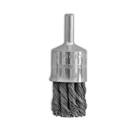 1" X 1/4" .020" Standard Twisted Knot Angle Grinder Wire Wheel Brushes For Steel 1
