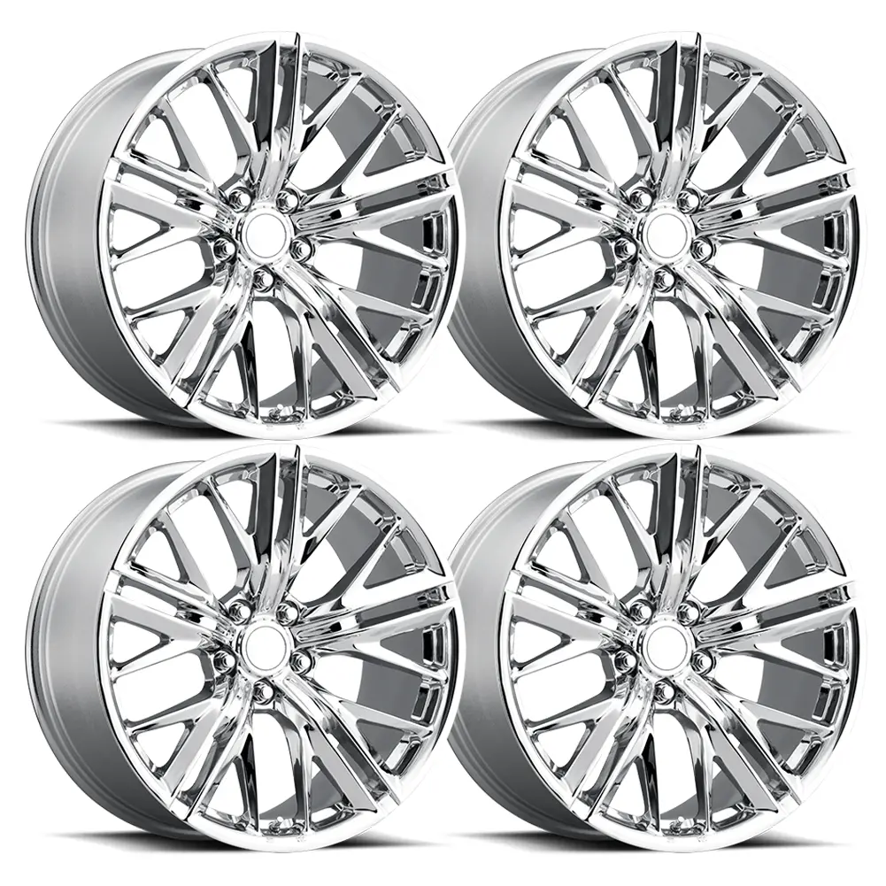 Zl1 Camaro Multi Spoke Reproduction Wheel Set - Chrome 1