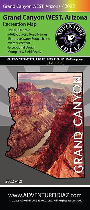 Grand Canyon West Recreation Map 1