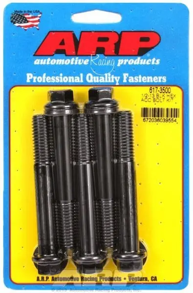 Ar617-3500 5-Piece Hex Head Bolt Kit – Black Oxide Finish 1