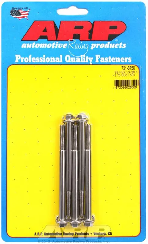 Arp 721-3750 Stainless Steel Fasteners For Corrosion Resistance And High-Strength Clamping 1