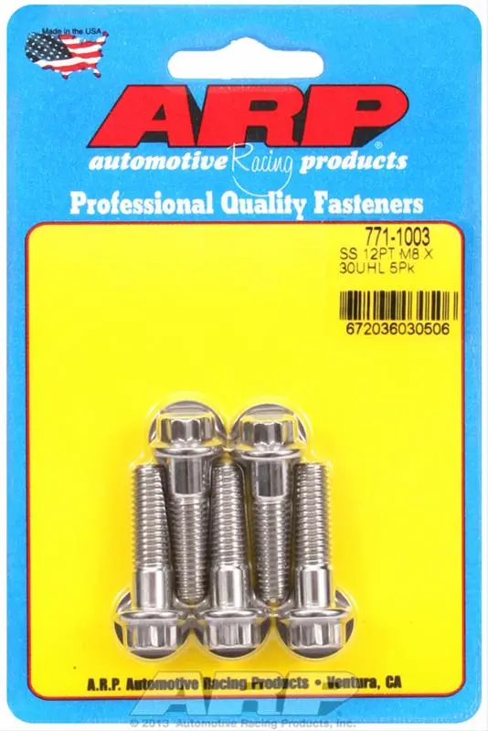 Arp 771-1003 Stainless Steel Fasteners – High-Strength Bolting System 1