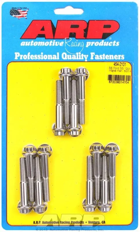 Ar454-2101 Stainless Steel Intake Manifold Bolt Kit – 12-Point Head Design 1