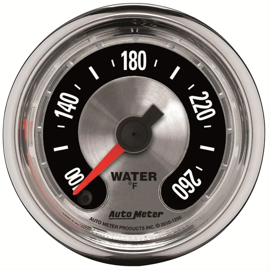 Autometer 1255 American Muscle Analog Gauge Kit – Classic Dial Design, 5-Piece 1
