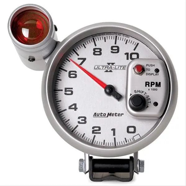 Autometer 4999 Ultra-Lite Ii Tachometer – 5" Digital-Analog Hybrid With Led Shift Light 2