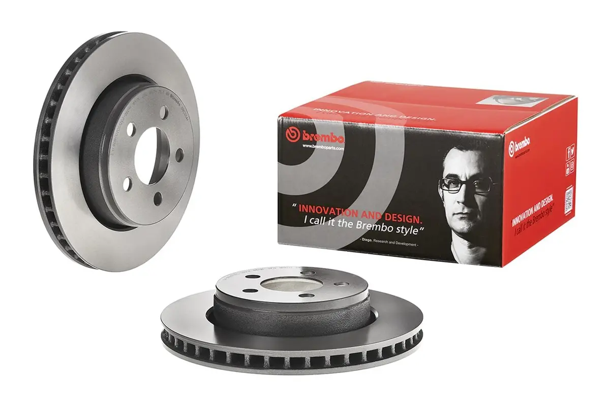 Brembo 09.C004.11 Uv-Coated Premium Brake Rotor 1