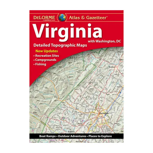 Virginia Detailed Topographic Maps (Delorme Atlas & Gazetteer) 1