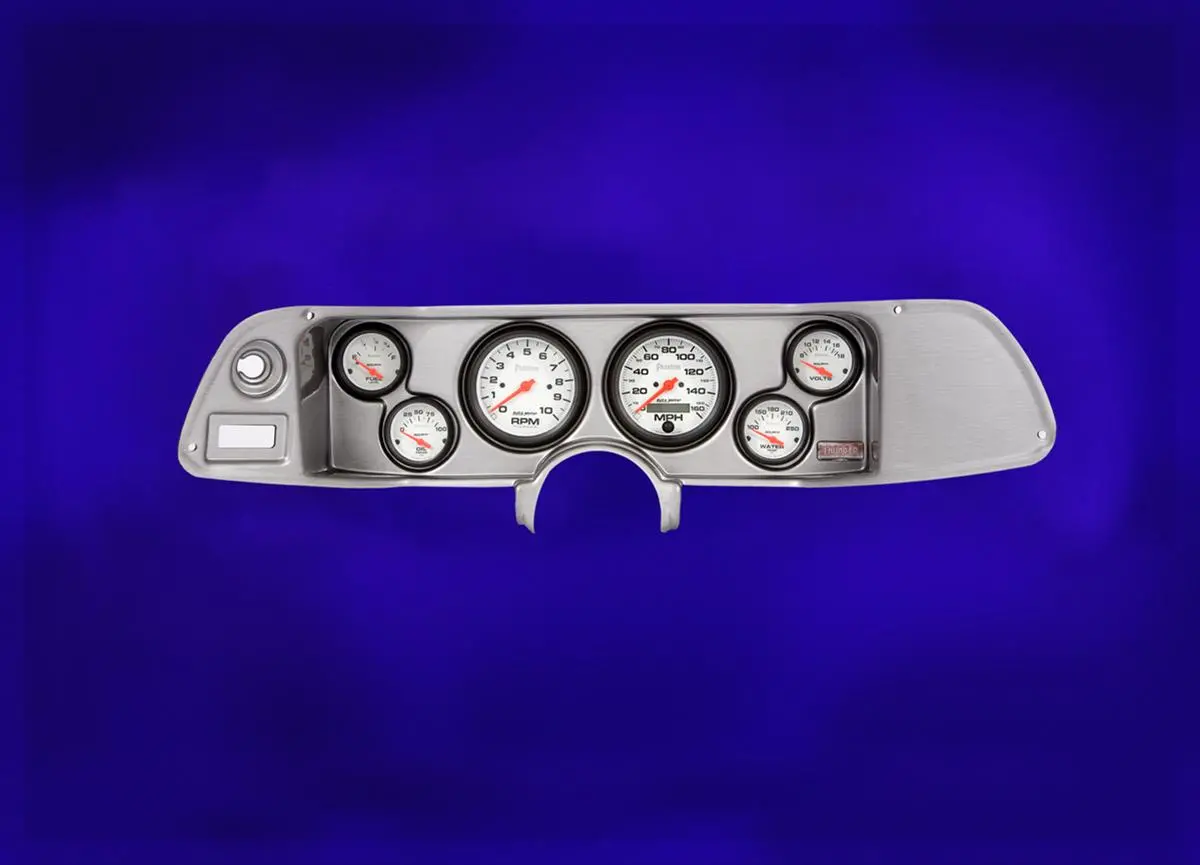Classic Thunder Road Instrument Cluster With Autometer Gauges – Model 101700412 1