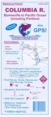 Fish-N-Map Columbia Rvr Bonnvl To Pacific 1