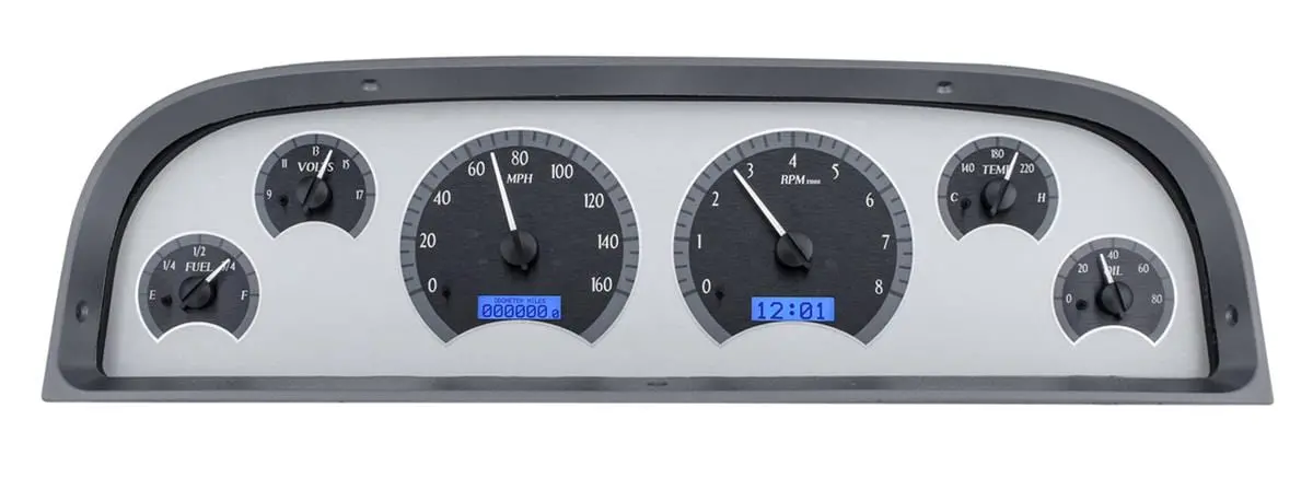 Dakota Digital Vhx-60C-Pu-S-B Direct-Fit Analog Gauge System 1